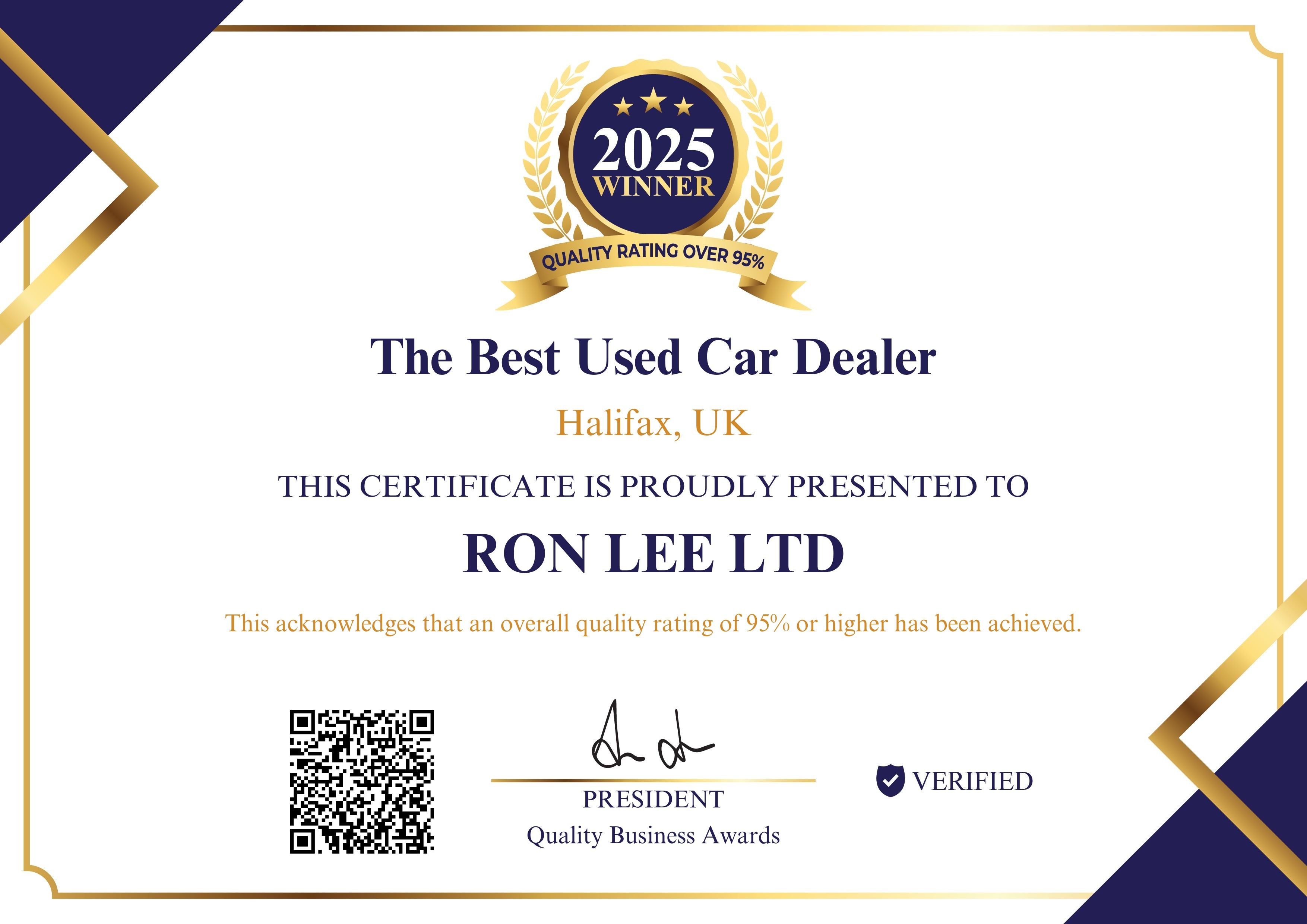 Quality Business Awards – Halifax 2025
